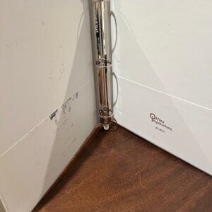 WHITE 2" 3 RING BINDER